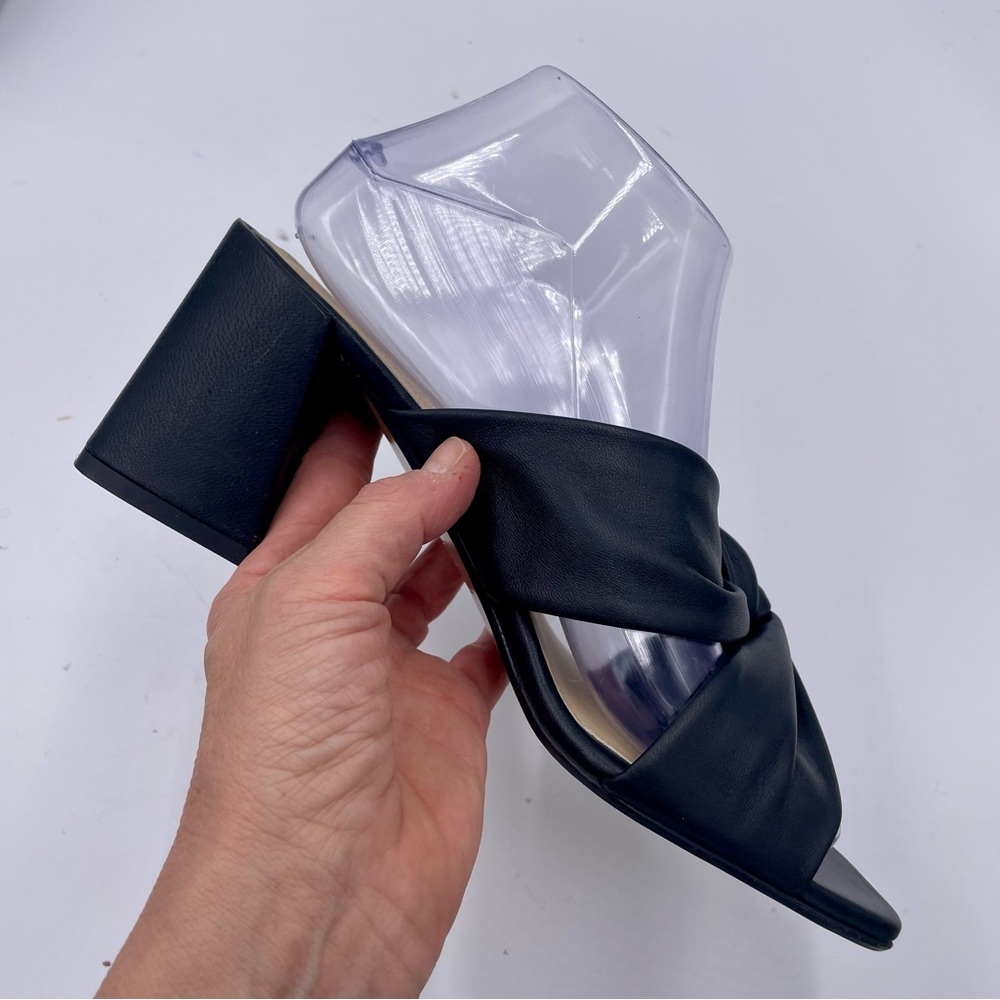 NEW‎ Everlane Black Leather Day Twist Heel in Size 7.5 - Picture 10 of 14